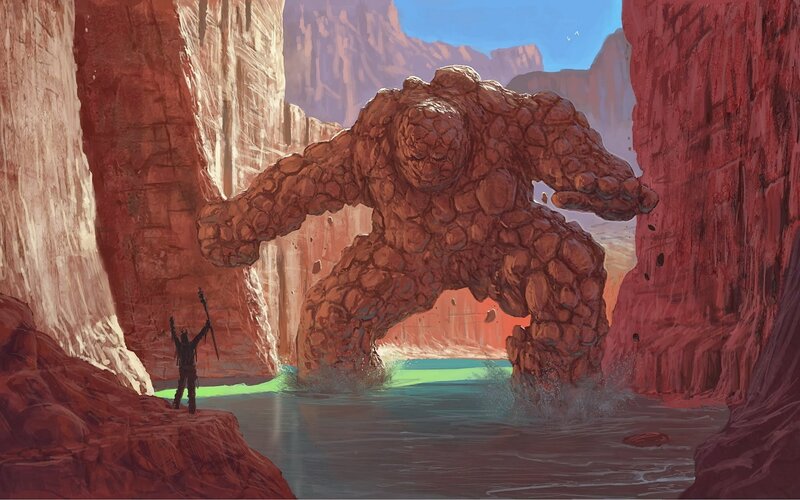 Stone Giant in Canyon