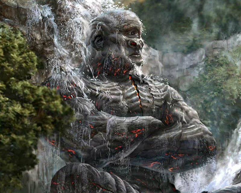 Stone Giant Statue