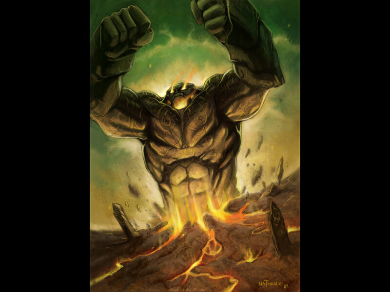 Stone Golem Emerging