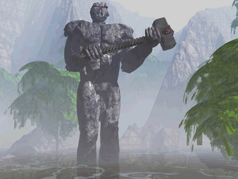 Stone Golem with Hammer