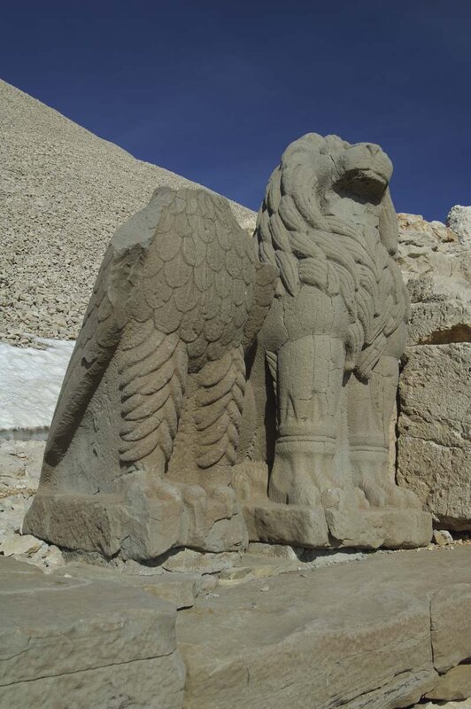 Stone Griffin Statue — Gray