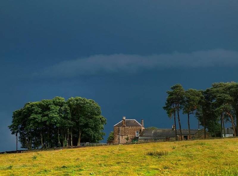 Stone House on Hill
