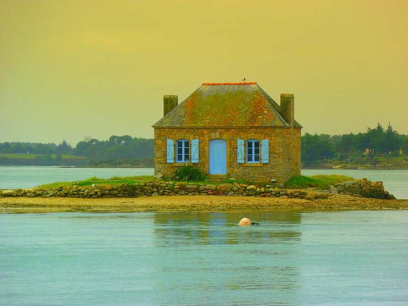 Stone House on Island