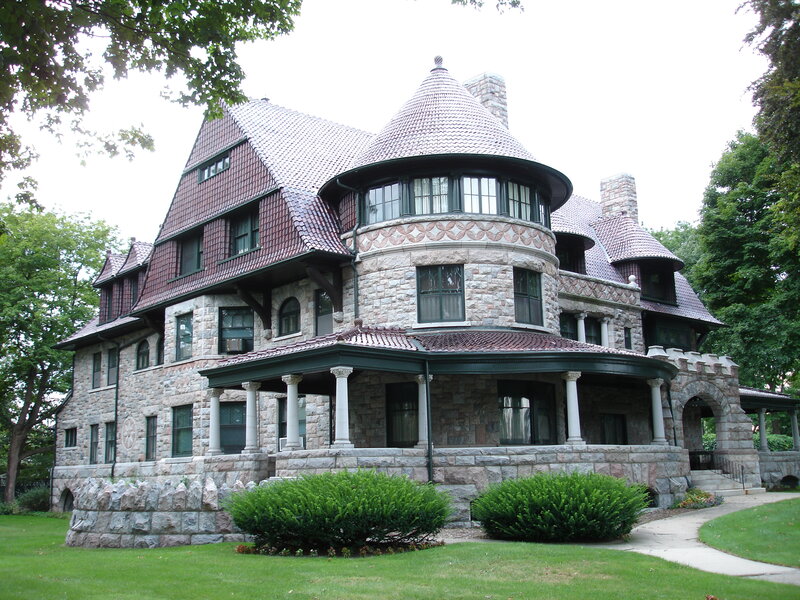 Stone House with Turret