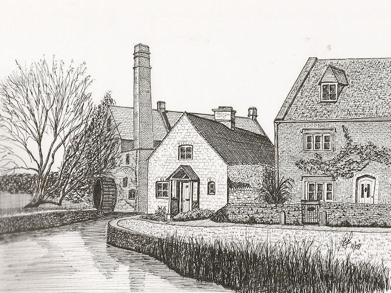 Stone Houses by Canal