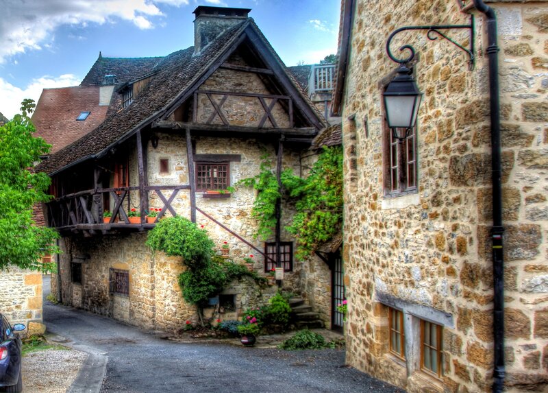 Stone Houses in Alley