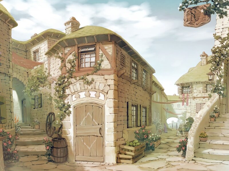 Stone Houses in Village