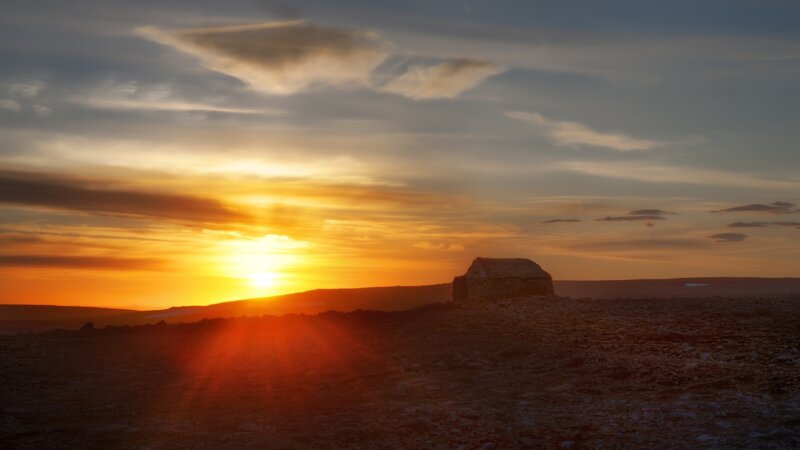 Stone Hut on Hill