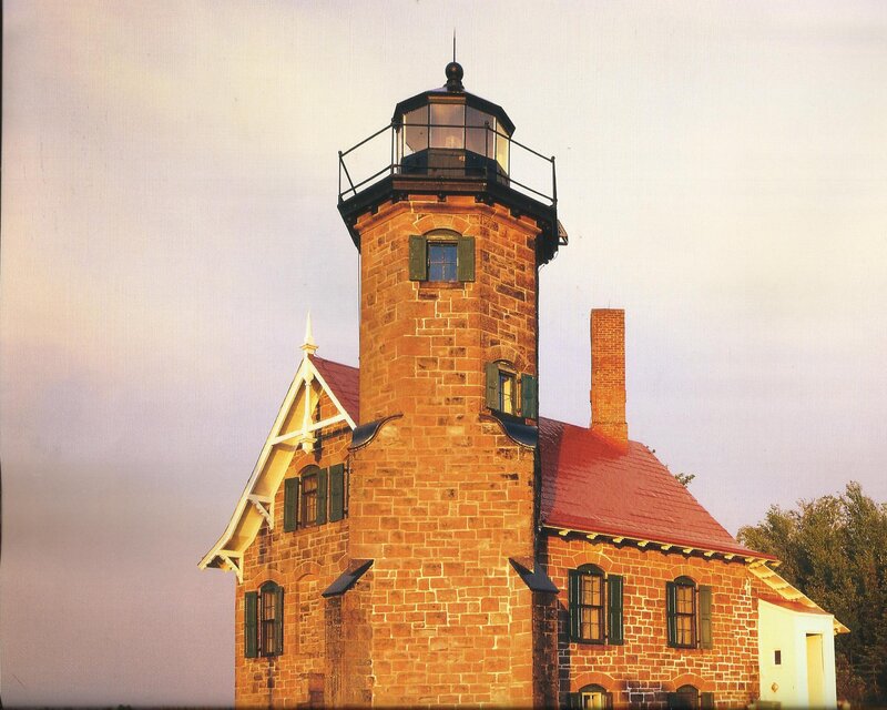 Stone Lighthouse Building — Brown