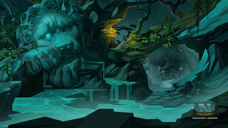 Stone Lion Statue — Teal
