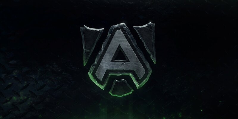 Stone Logo with Green Glow