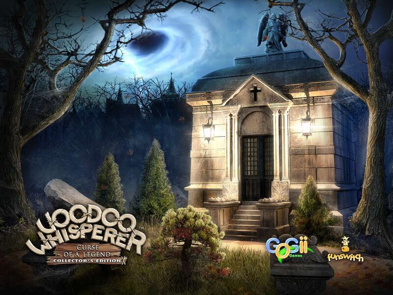 Stone Mausoleum at Night