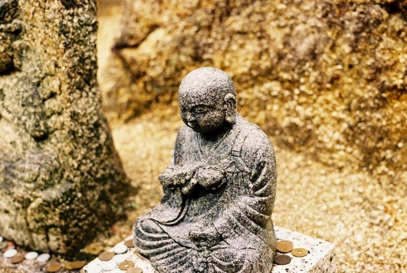 Stone Monk Statue