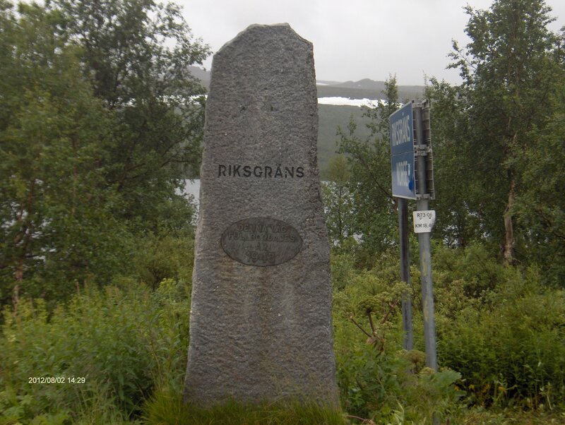 Stone Monument at Border