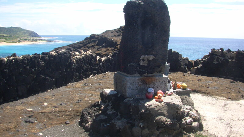 Stone Monument by Ocean