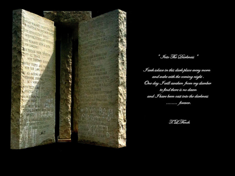 Stone Monument with Inscriptions