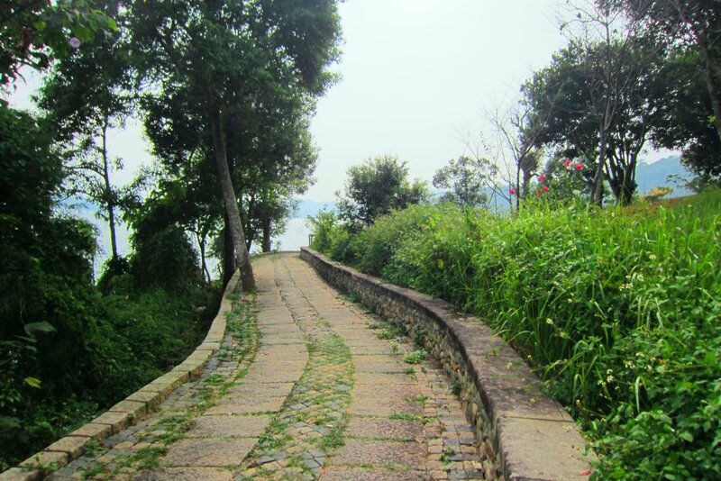 Stone Path by Lake