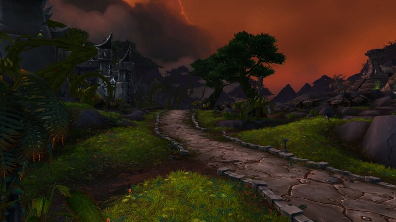 Stone Path in Jungle