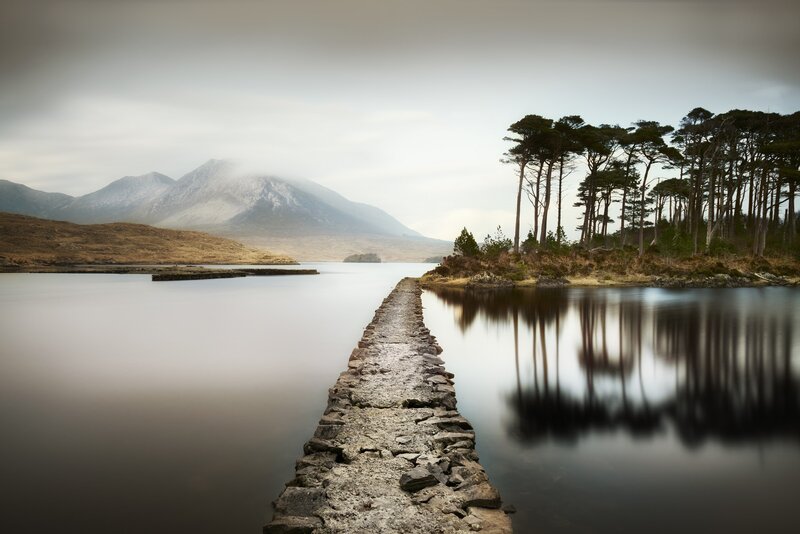 Stone Path in Lake