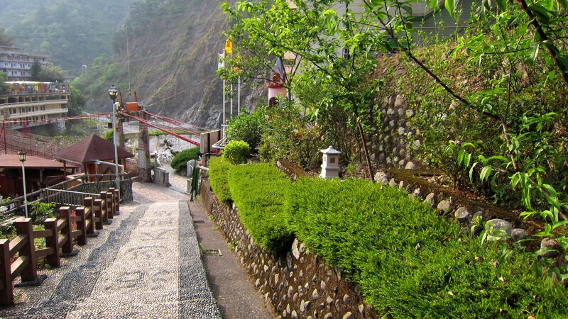 Stone Path in Mountain Village
