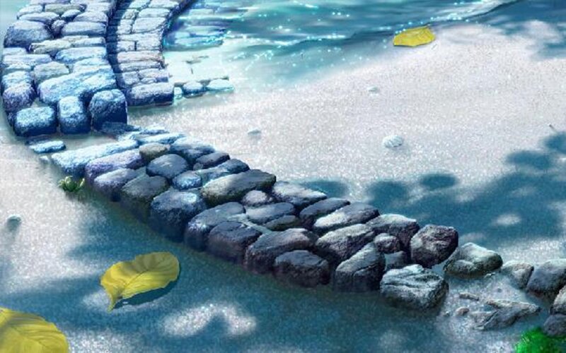 Stone Path in Water