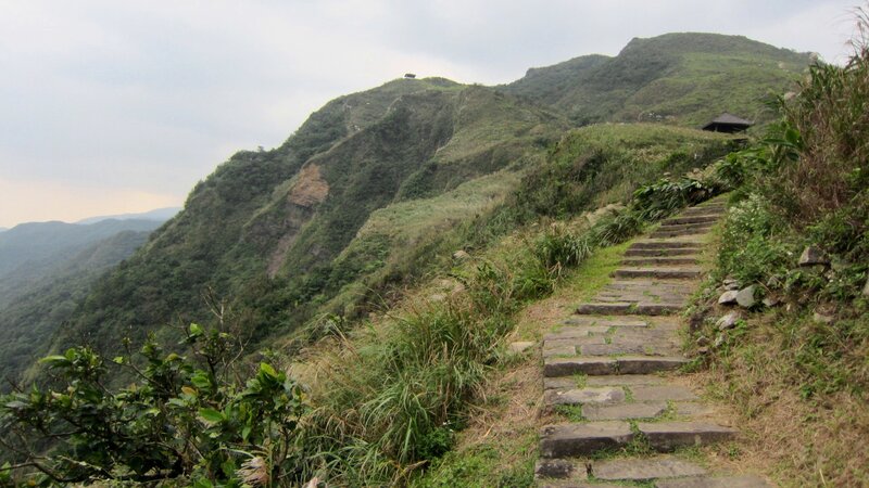 Stone Path on Mountain — Green