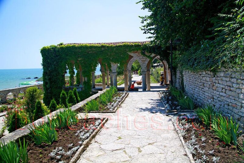 Stone Pathway with Arches
