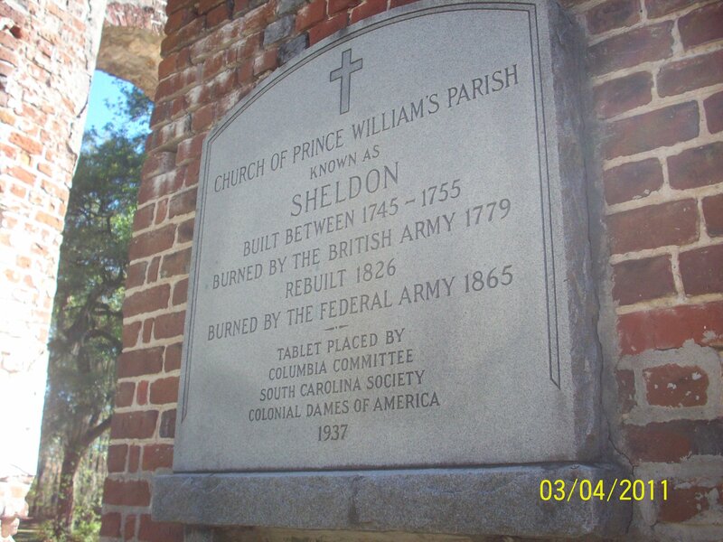 Stone Plaque on Brick Wall — Gray