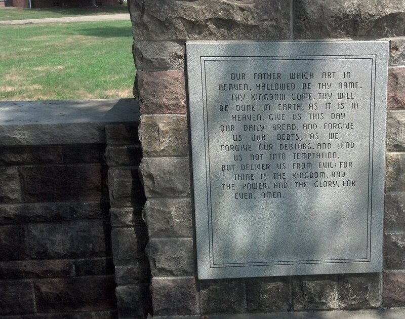 Stone Plaque with Prayer