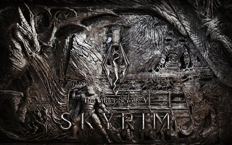 Stone Relief Carving — Black, Dramatic
