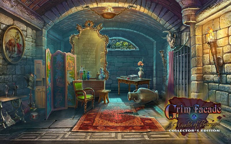 Stone Room with Furniture