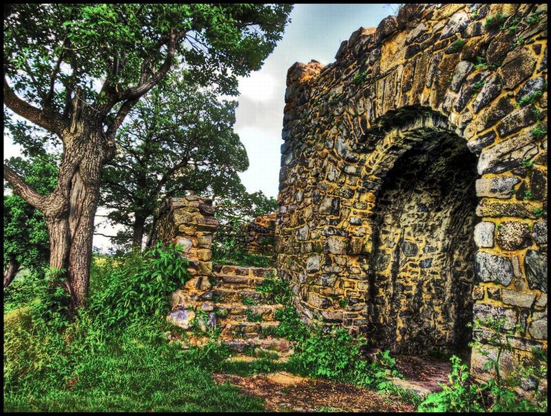 Stone Ruins with Archway