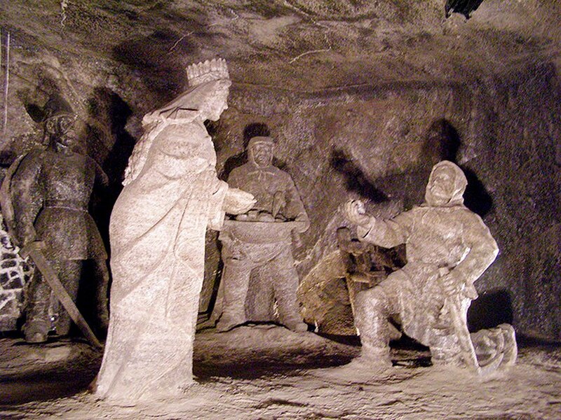 Stone Sculptures in Cave