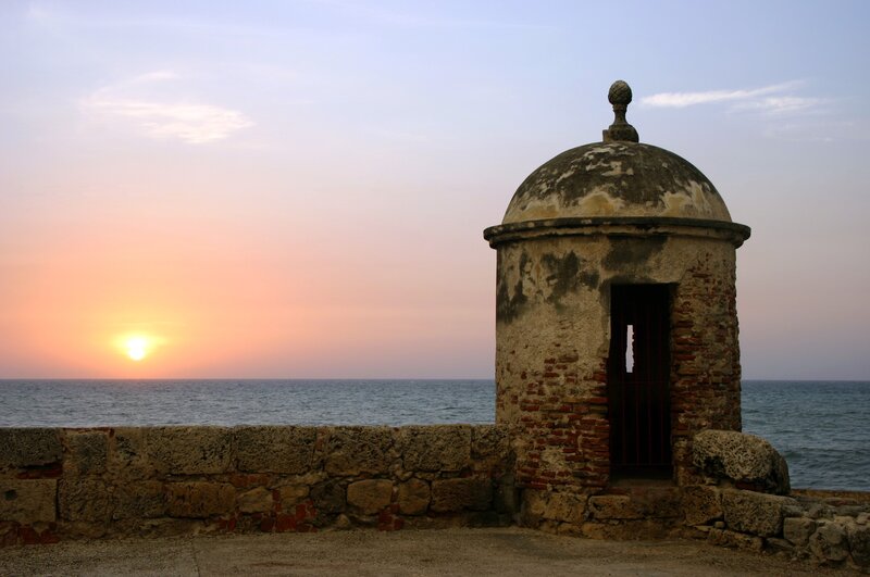Stone Sentry Tower — Orange