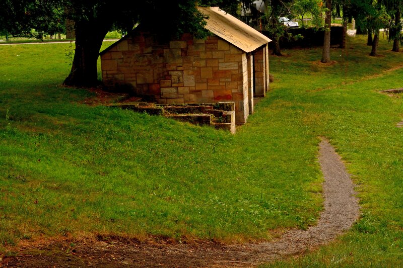 Stone Shed in Park