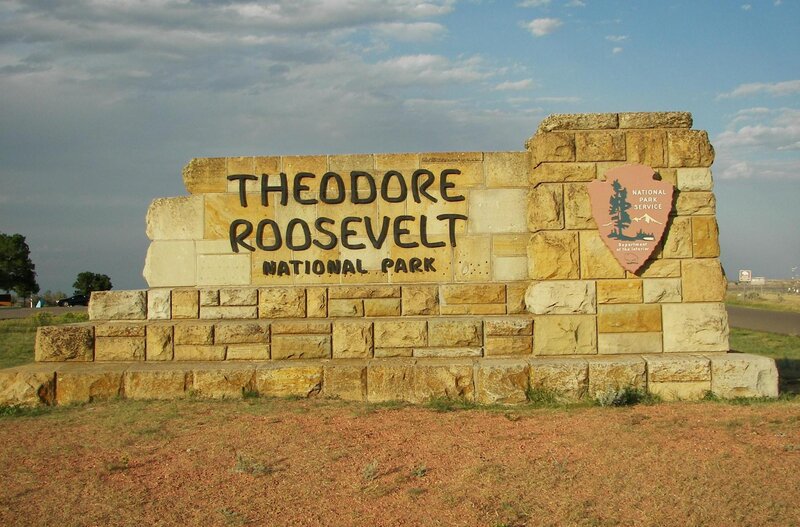 Stone Sign at Park Entrance