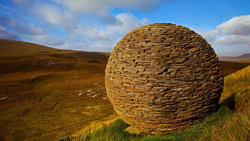 Stone Sphere Sculpture