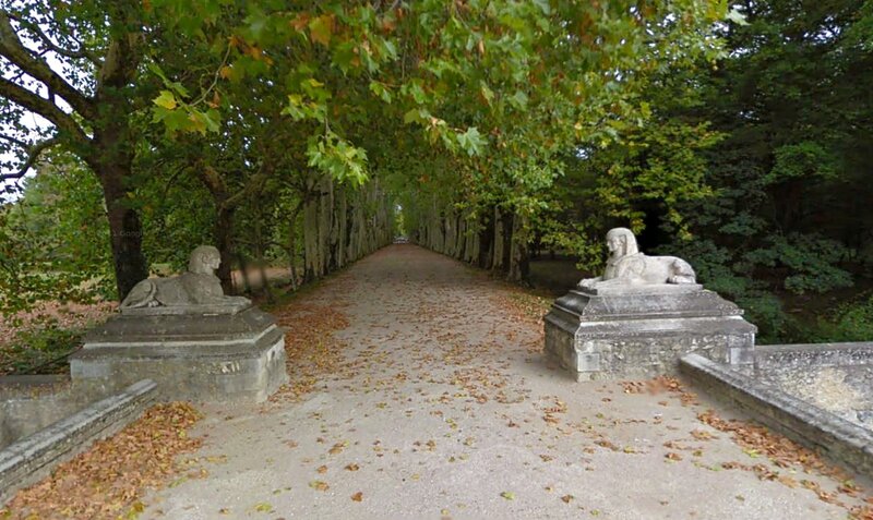 Stone Sphinx Statues
