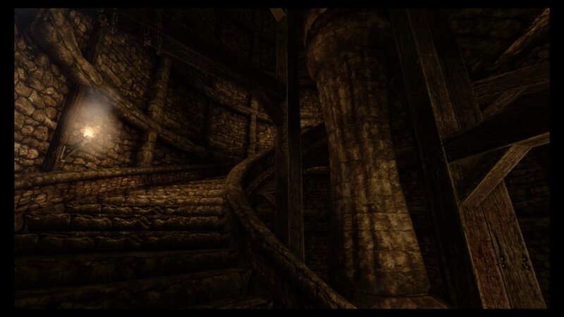 Stone Spiral Staircase — Brown