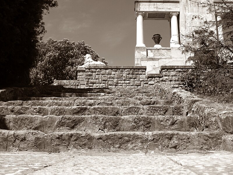 Stone Staircase and Monument