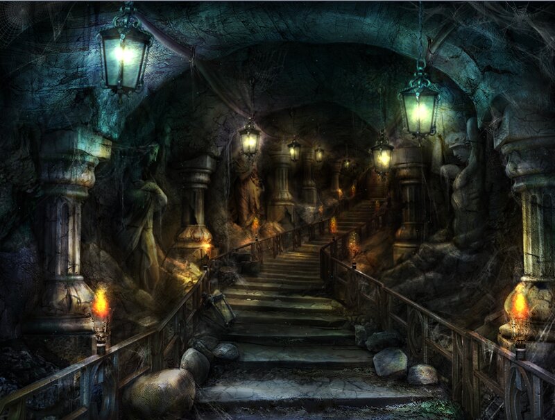 Stone Staircase in Cave