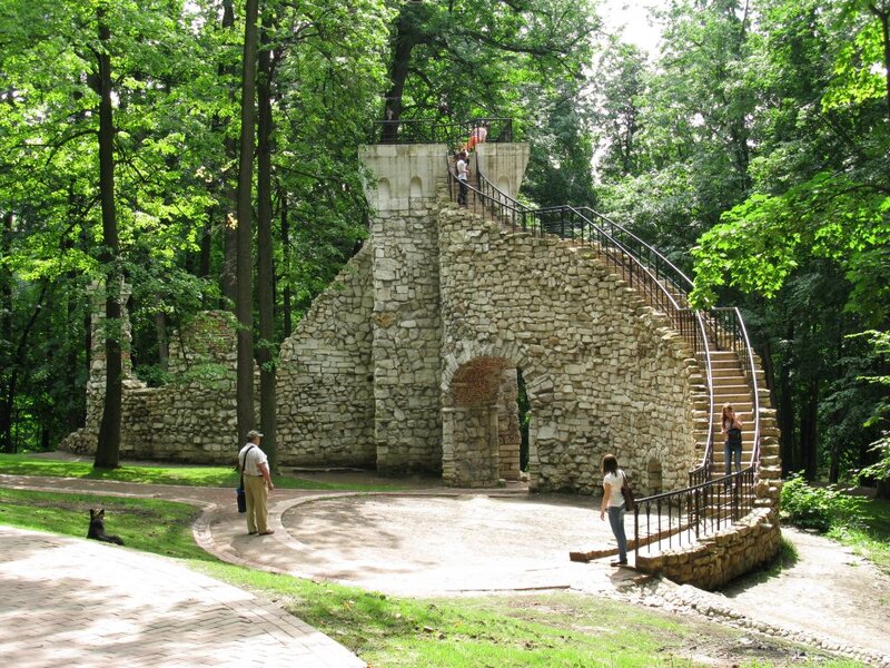 Stone Staircase in Forest — Green, Serene
