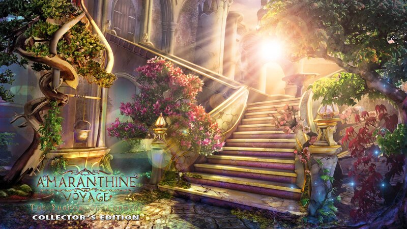 Stone Staircase in Garden — Gold