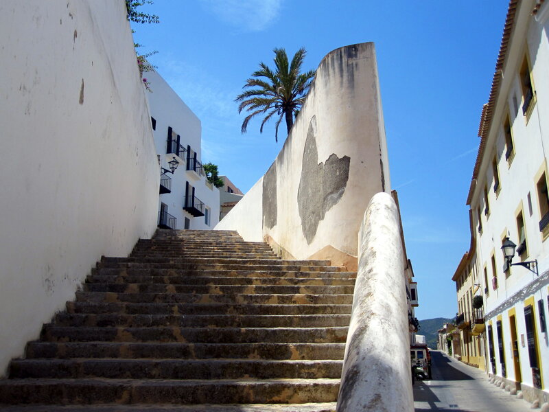 Stone Staircase in Town