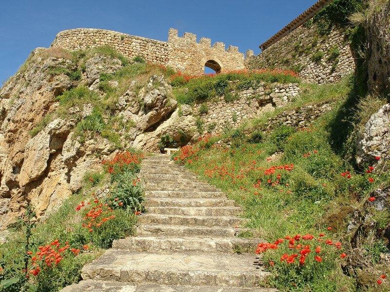 Stone Staircase to Castle