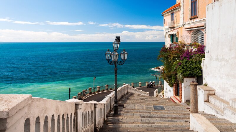 Stone Staircase to Sea