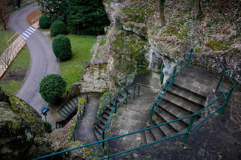 Stone Stairs in Park