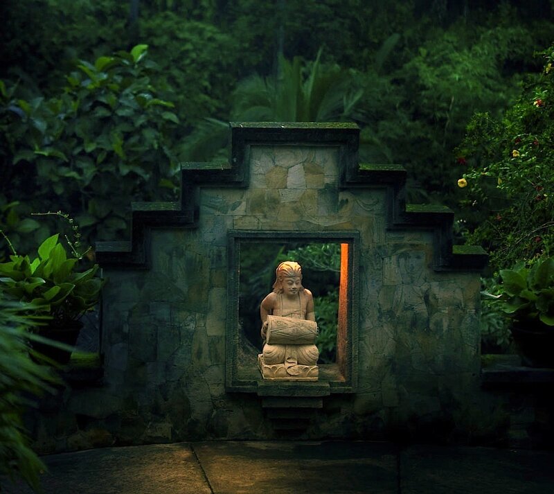 Stone Statue in Niche