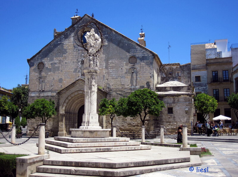 Stone Statue in Plaza
