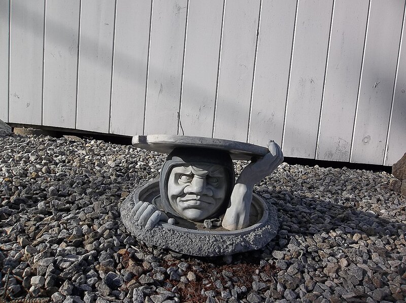 Stone Statue of a Face